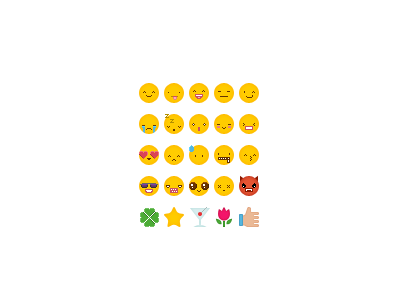 Emoticons 16x16 app emoji emoticon emoticons game icon pixel smile smiles