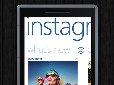 Instagram Panorama for Windows Phone