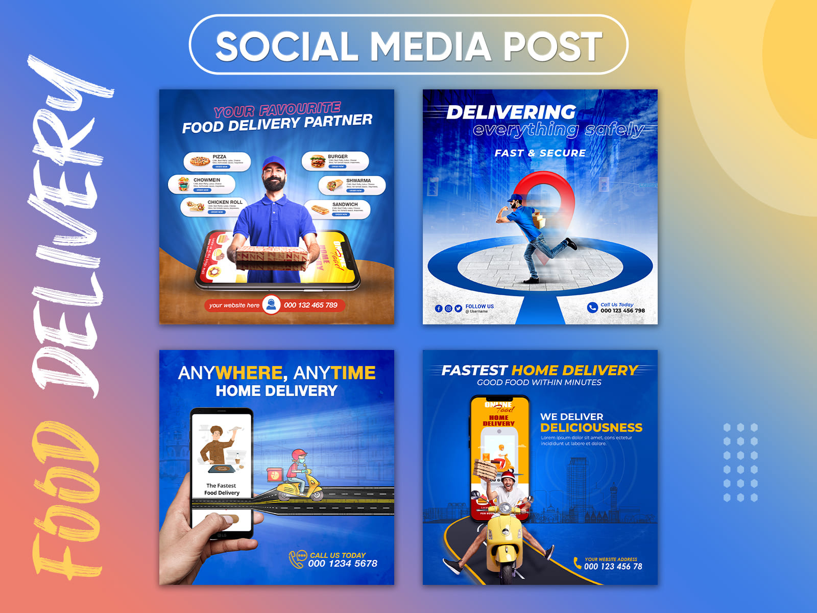 online-food-delivery-social-media-posts-by-al-mahmud-on-dribbble