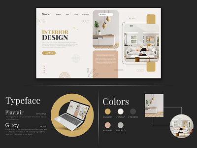 Interior design studio landing page 5