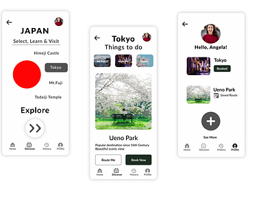 Places & Learning Culture Mobile App Design (Idea) app culture design idea learn travel ui ux