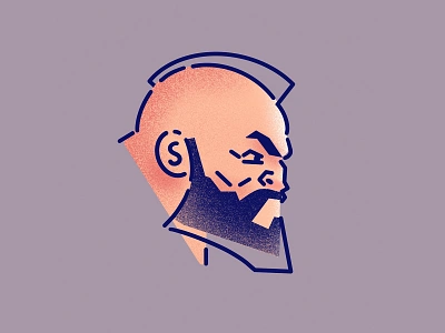 Zangief 💥 beard beards drawing games illustration illustrator ipadpro minimal people procreate streetfighter videogames zangief