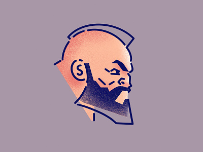 Zangief 💥 beard beards drawing games illustration illustrator ipadpro minimal people procreate streetfighter videogames zangief