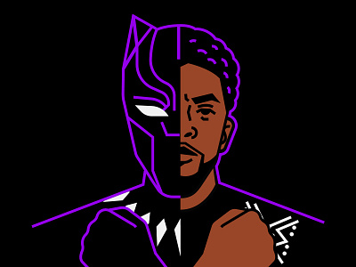 Chadwick Boseman black panther chadwick boseman character comics diversity minimal people wakanda