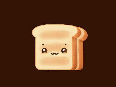 Breadfella 🍞 bread character cute food food illustration illustration illustrator procreate toast