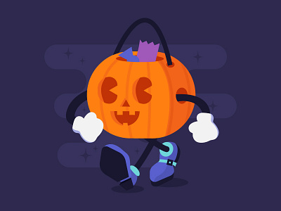 Pumpkin Boy character halloween icon illustration illustrator logo pumpkin trick or treat vector