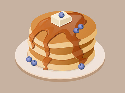 Pancakes design graphic design illustration logo vector