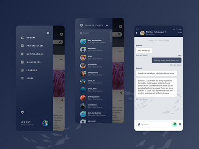 Sculab app chat screens