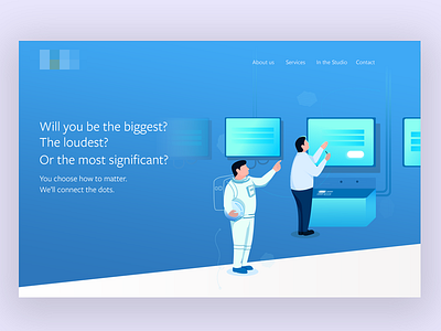 Servcie Landing Page (Wip) illustrated website illustrations isometric landing page servcie landing page website