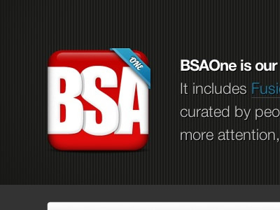 BSAone adpacks advertising bsa buysellads fusionads grey red single page yoggrt