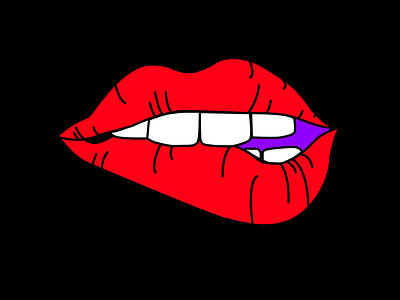 Lips illustration on figma