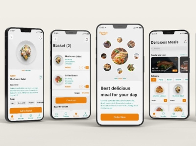 Nri - Food app product design ui ux