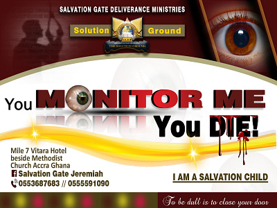 CHURCH STICKER  | Photoshop 2021 
| (YOU MONITOR ME YOU DIE)