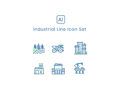 Industrial Line Icon Set adobe illustrator agriculture building icon dump truck icon graphics design iceplant icon set iconography graphic iconology icons set illustration industrial line icons logo manufacturing outline outline icon robot arm supermarket icon