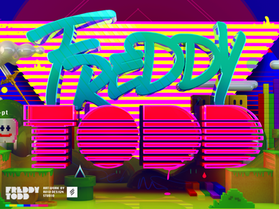 Ft 8bit bass freddy todd logo