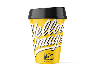 Glossy Coffee Cup Mockup 3d branding coffee coffee cup cola cup design glossy graphic design juice mockup plastic smart object template