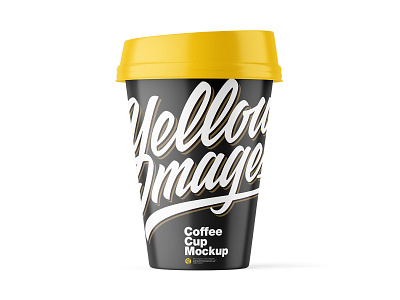 Matte Coffee cup Mockup
