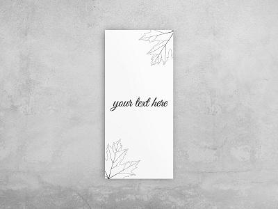 4x6 Card Mockup