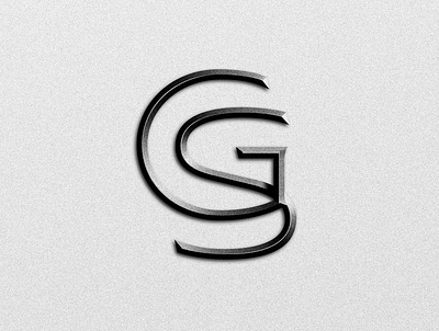 CSG Monogram badge design lettering logo monogram type typography