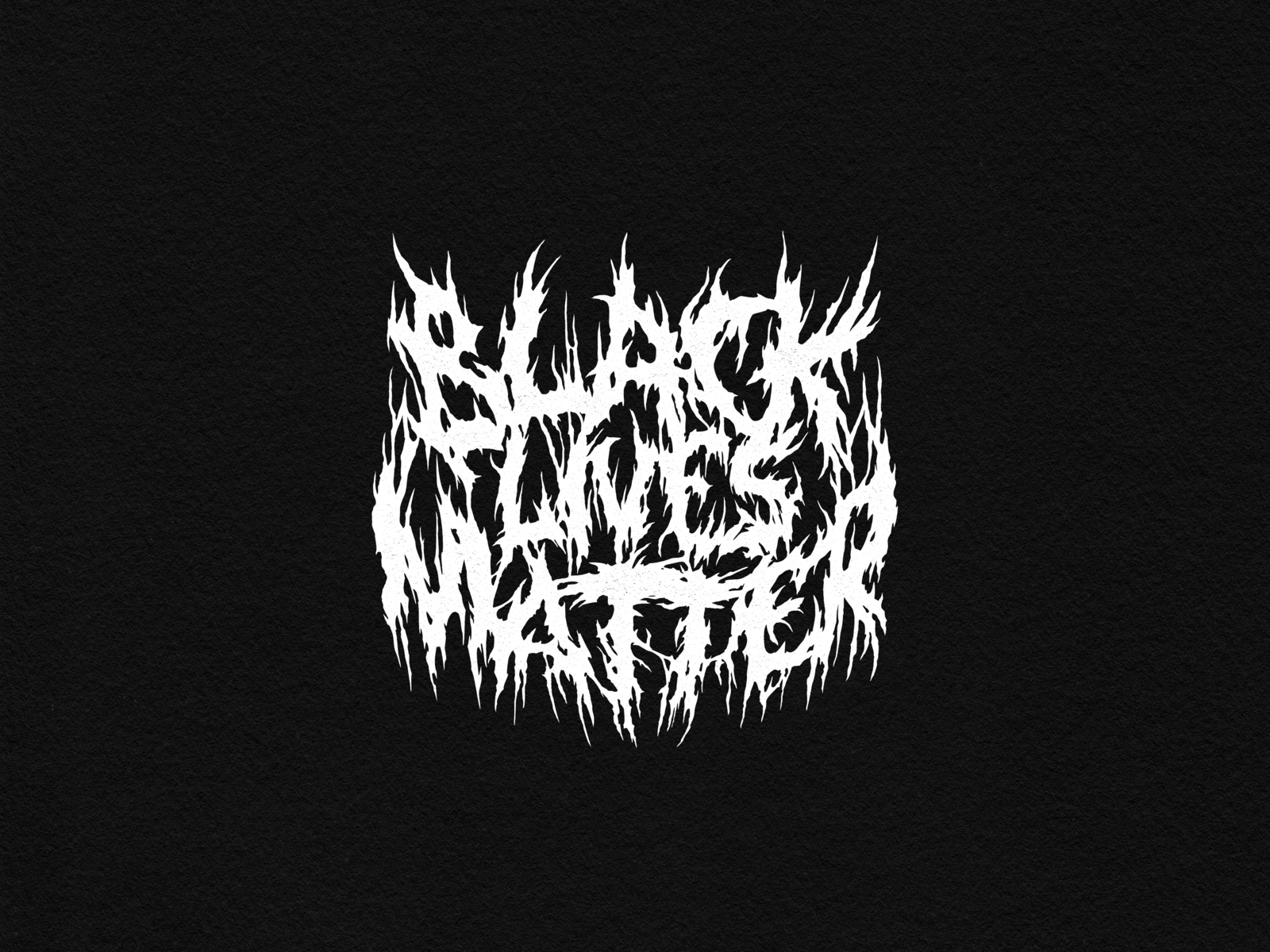 Black Lives Matter designed by Ryan Poworoznik. 