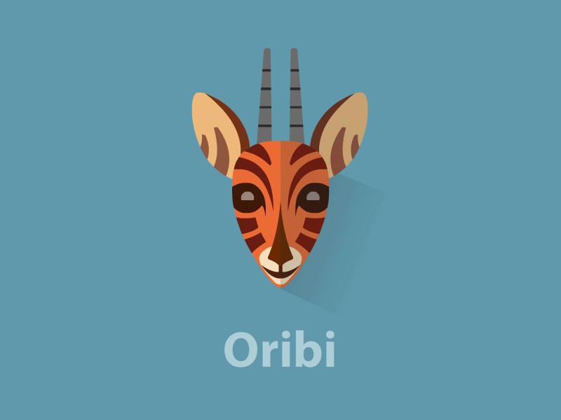 Oribi character design illustration logo oribi vardi yair yarko