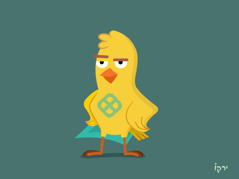 The Canary animation character design illustration vardi yair yarko
