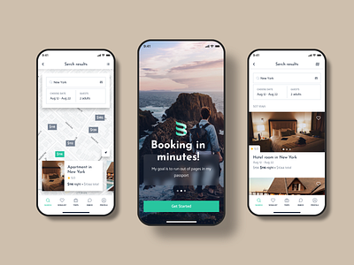 Bloqmite - Travel Mobile App Design - Android & iPhone