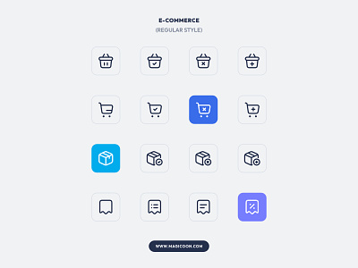 E-Commerce (Line Style)