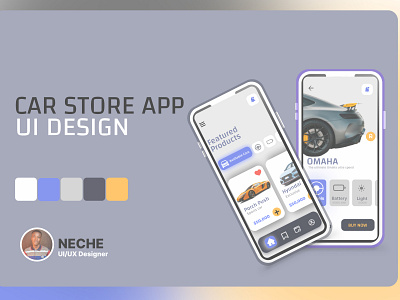 Car Store app Ui design