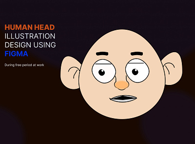 Human Head illustration illustration ui