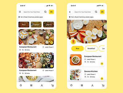 Food Ordering App activity app design food ordering ui ux