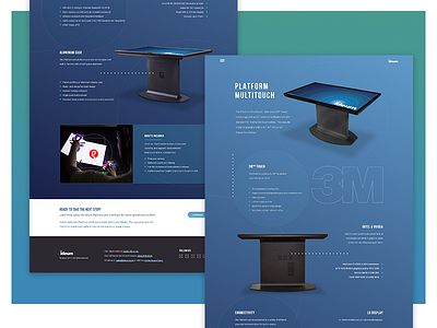 Ideum Multitouch Table Microsite multitouch web