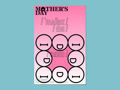 Mother’s Day day illustrator mother poster