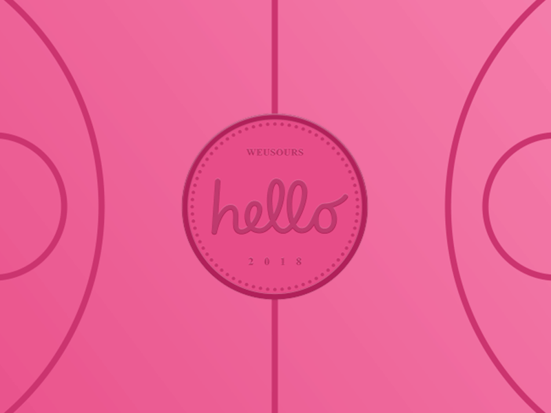 hello basketball coin dribbble flip hello