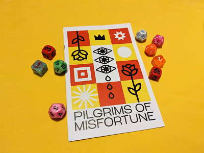 Pilgrims Of Misfortune design graphic design illustration zine