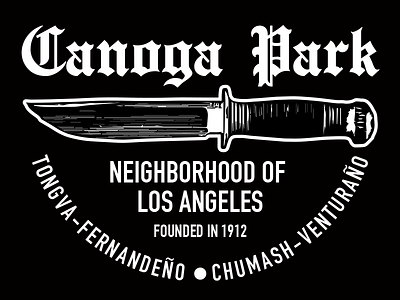 Canoga Park canoga knife shirt tribes