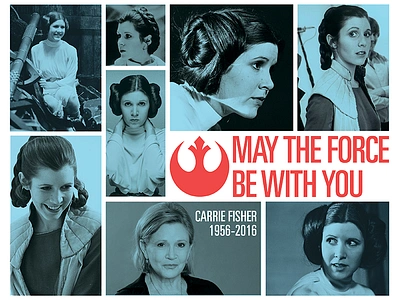 Rest In Power Carrie carrie fisher leia