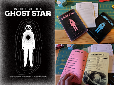 In The Light Of A Ghost Star dd diy rpg science fiction zine