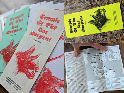 Temple of the Bat Serpent Pamphlet Dungeon