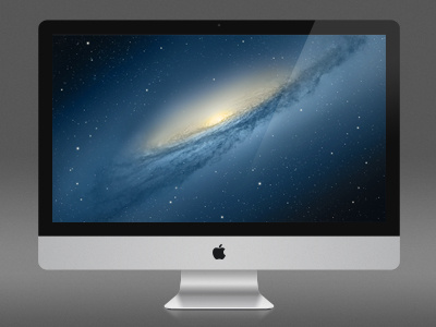 iMac 27" - Fully Scalable PSD
