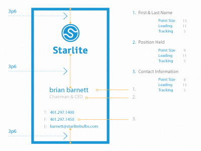 Starlite Business Cards