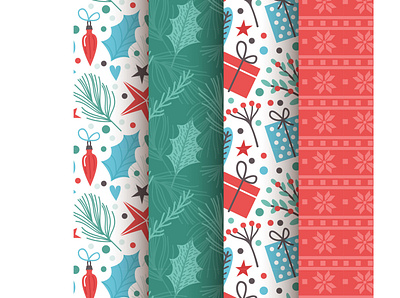 collection-bright-christmas-patterns bundle new year digital