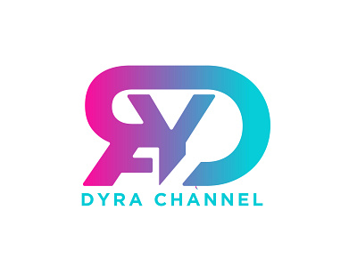 Dyra channel logo design graphic design illustration logo minimalist logo