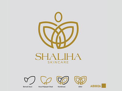 Logo Shaliha Skincare graphic design