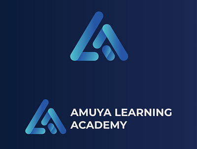 Logo Amuya Learning Academy graphic design