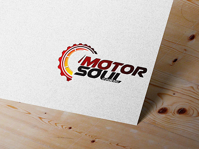 Logo Motor Soul Racing graphic design race