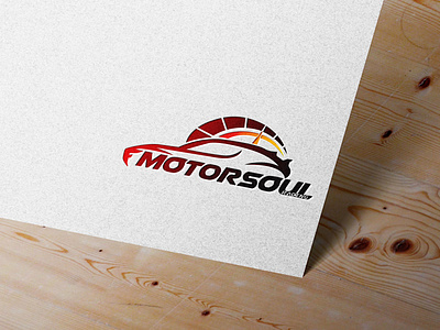 Logo Motor Soul Racing graphic design race