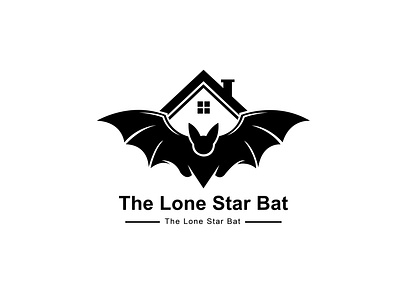 lone star bat logo design bat bat logo brand logo branding business logo company logo design flat logo graphic design illustration logo motion graphics natural logo