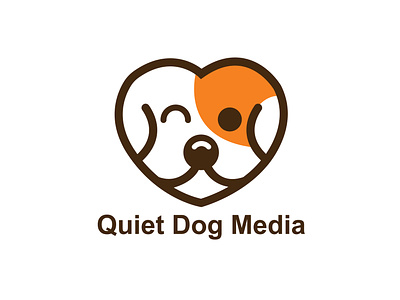 lovely dog logo design