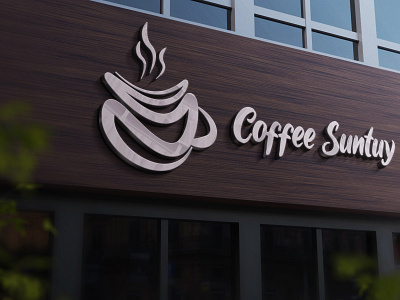 modern coffee shop logo